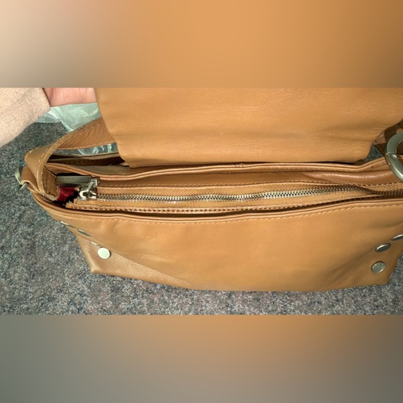 HAMMITT VIP Satchel Leather Shoulder Bag - almond tan / brushed silver - Picture 4 of 5